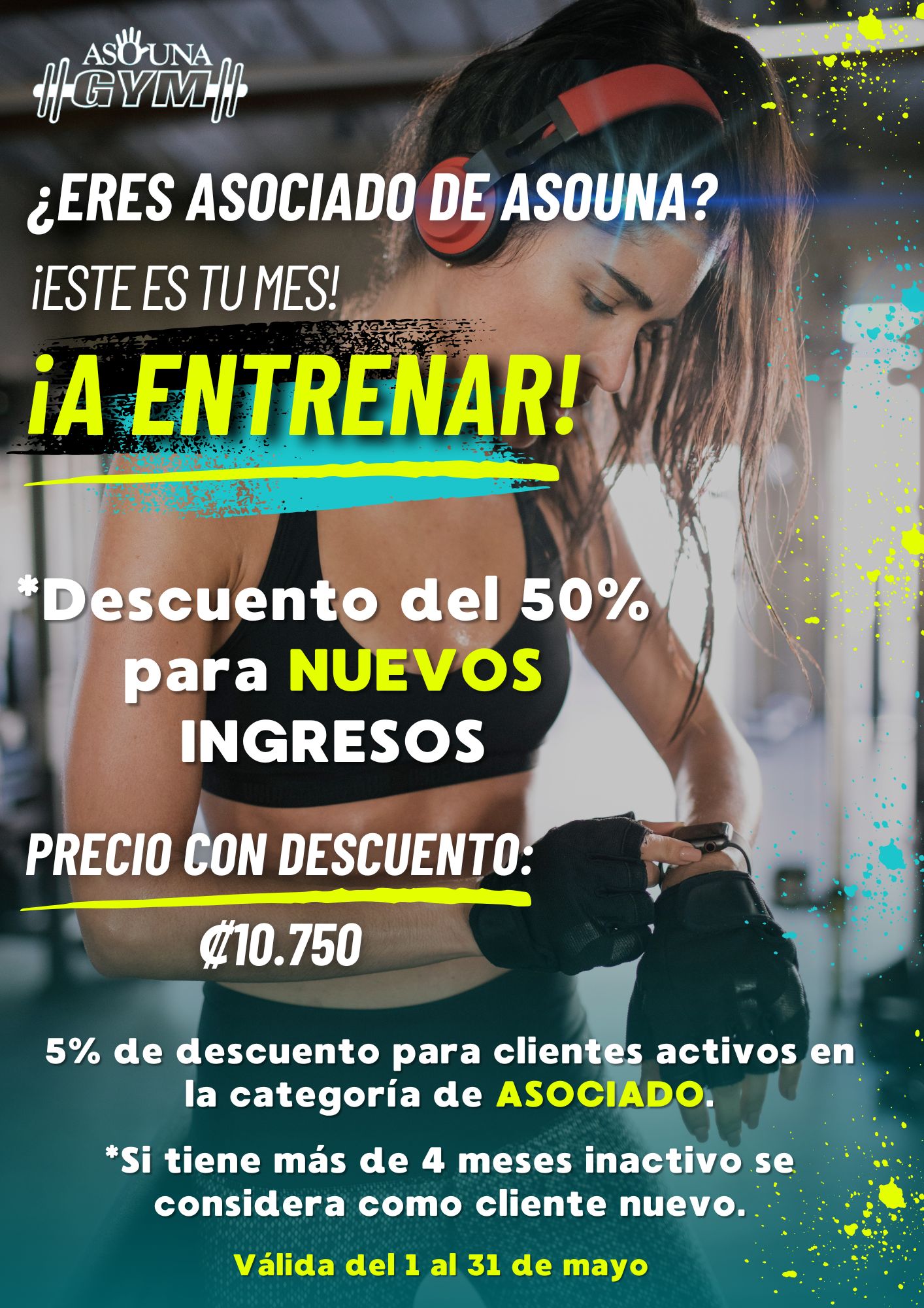 Mes del asociado en ASOUNA GYM